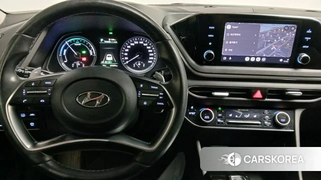Hyundai Sonata Hybrid (DN8) 2022 Черный из Кореи, фото 4
