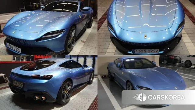 Ferrari Rome 2024 Небесно-голубой из Кореи, фото 4