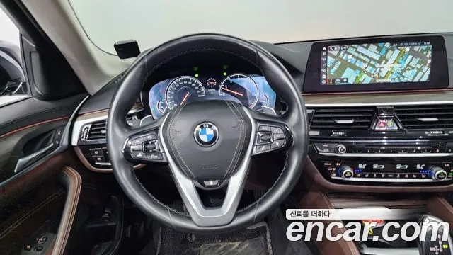 BMW 5 Series (G30) 2018 Черный из Кореи, фото 4
