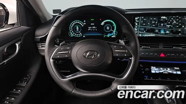 Hyundai The New Grandeur IG Hybrid 2021 Белый из Кореи, фото 4