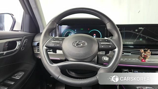 Hyundai The New Grandeur IG Hybrid 2021 Белый из Кореи, фото 4