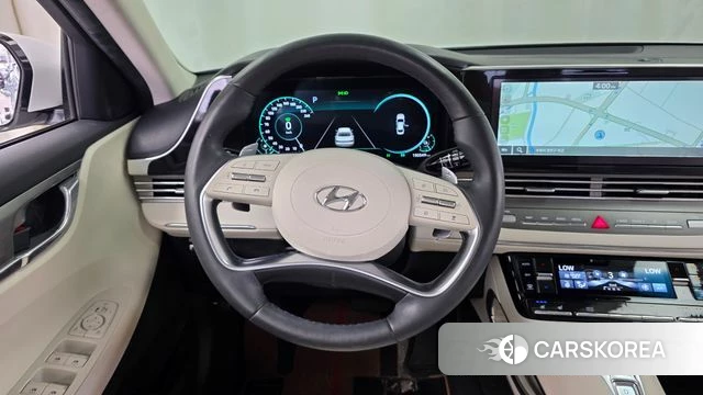 Hyundai The New Grandeur IG Hybrid 2022 Белый из Кореи, фото 4