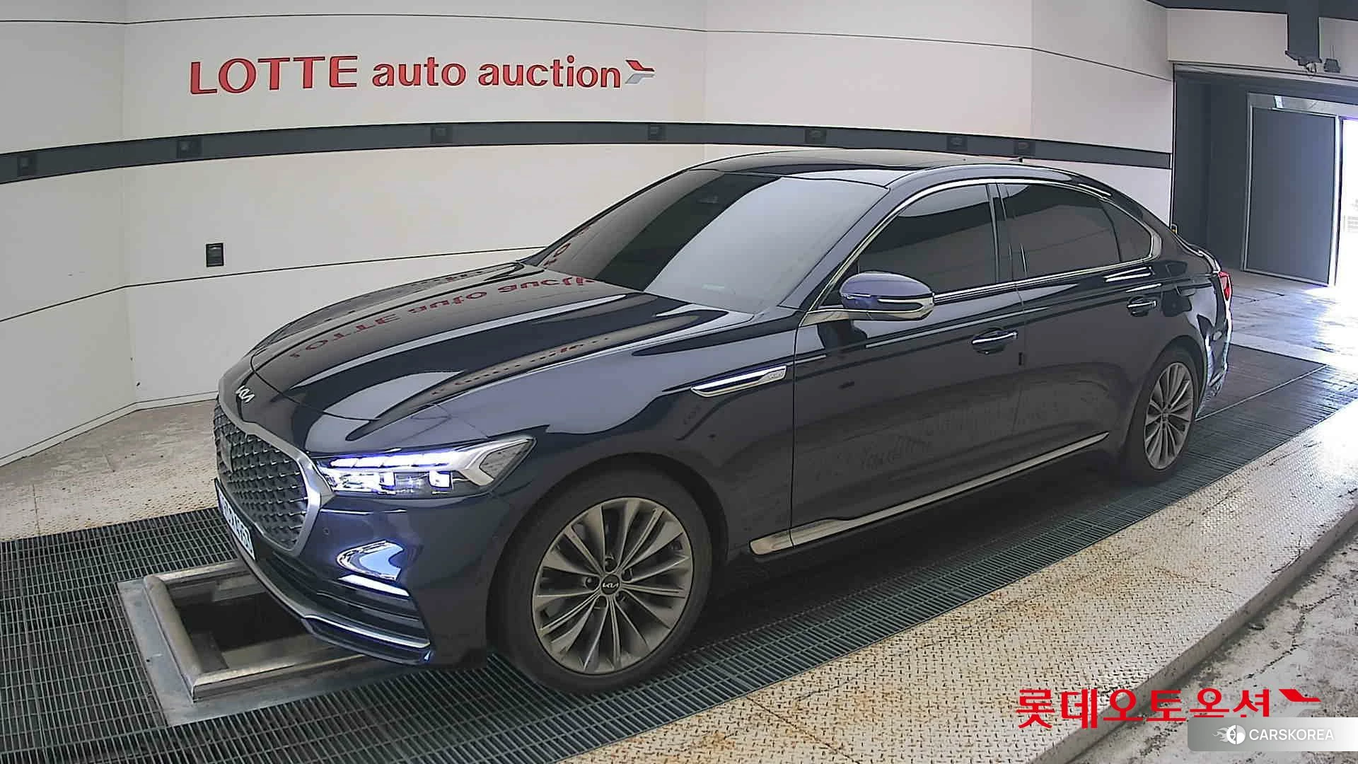 Kia K9 2022 Deep Chroma Blue из Кореи, фото 4