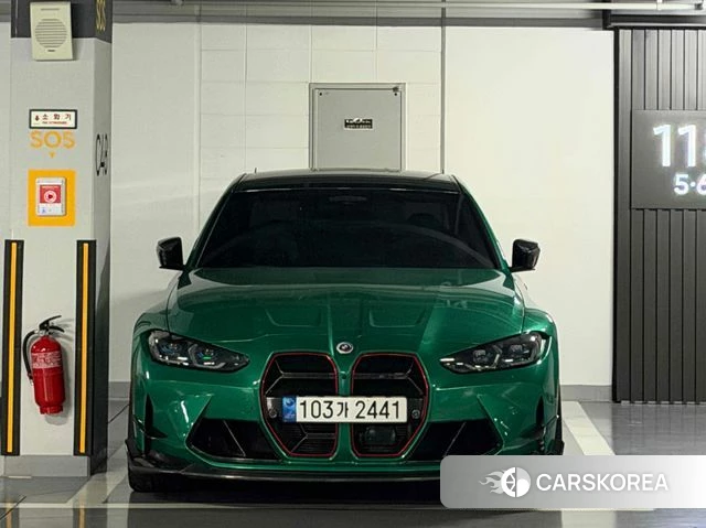 BMW M3 (G80) 2023 Серебристо-серый из Кореи, фото 4