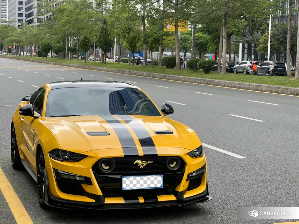 Ford Mustang 2019 Желтый из Китая, фото 4
