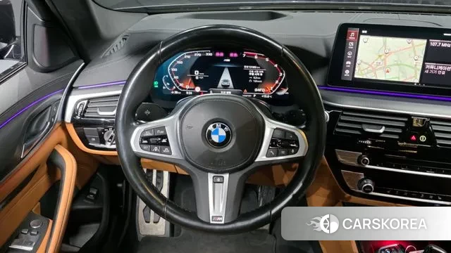 BMW 5 Series (G30) 2022 Черный из Кореи, фото 4