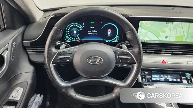 Hyundai The New Grandeur IG Hybrid 2021 Синий из Кореи, фото 4