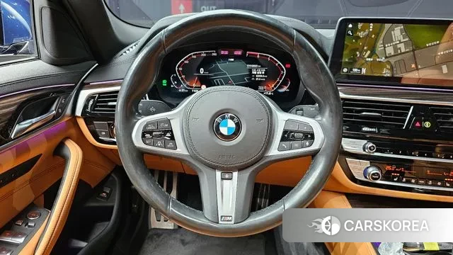 BMW 5 Series (G30) 2021 Синий из Кореи, фото 4