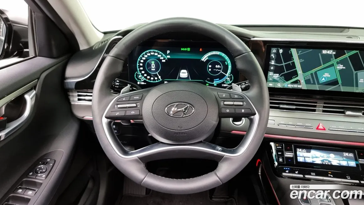 Hyundai The New Grandeur IG Hybrid 2022 Серый из Кореи, фото 4