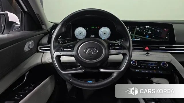 Hyundai Avante Hybrid (CN7) 2020 Белый из Кореи, фото 4