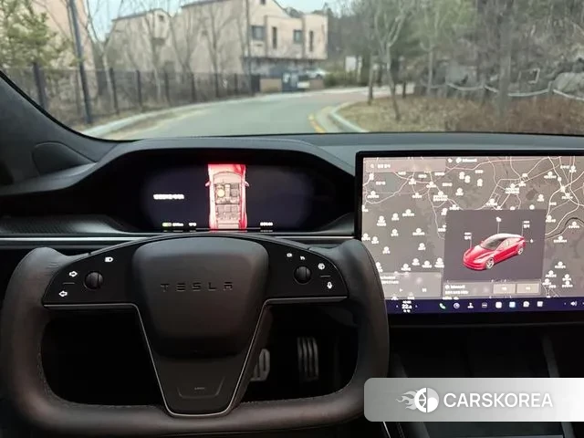 Tesla Model S 2023 Красный из Кореи, фото 4