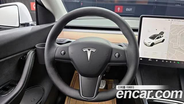 Tesla Model Y 2021 Белый из Кореи, фото 4