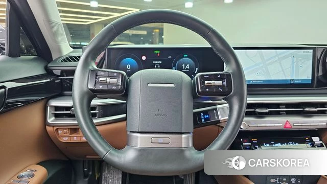Hyundai Grandeur Hybrid (GN7) 2023 Черный из Кореи, фото 4