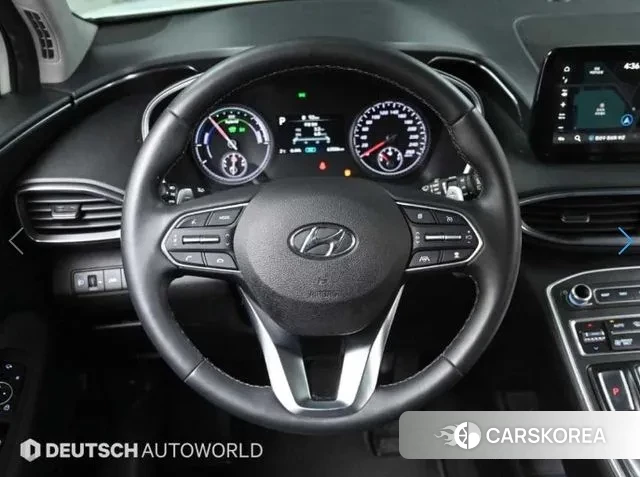 Hyundai The New Santa Fe 2021 Белый из Кореи, фото 4