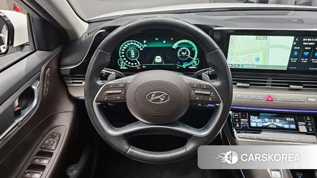 Hyundai The New Grandeur IG Hybrid 2021 Белый из Кореи, фото 4