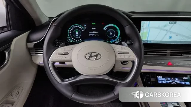 Hyundai The New Grandeur IG Hybrid 2022 Белый из Кореи, фото 4
