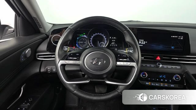 Hyundai Avante Hybrid (CN7) 2022 Белый из Кореи, фото 4