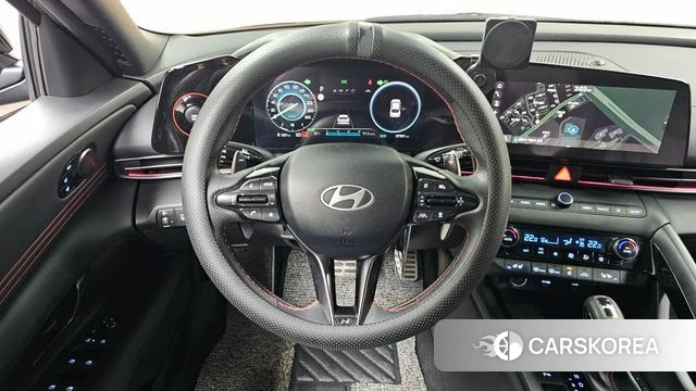 Hyundai The New Avante Hybrid (CN7) 2025 Черный из Кореи, фото 4