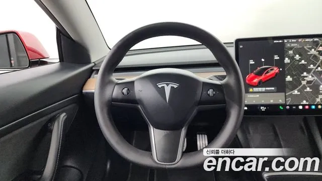 Tesla Model 3 2021 Красный из Кореи, фото 4