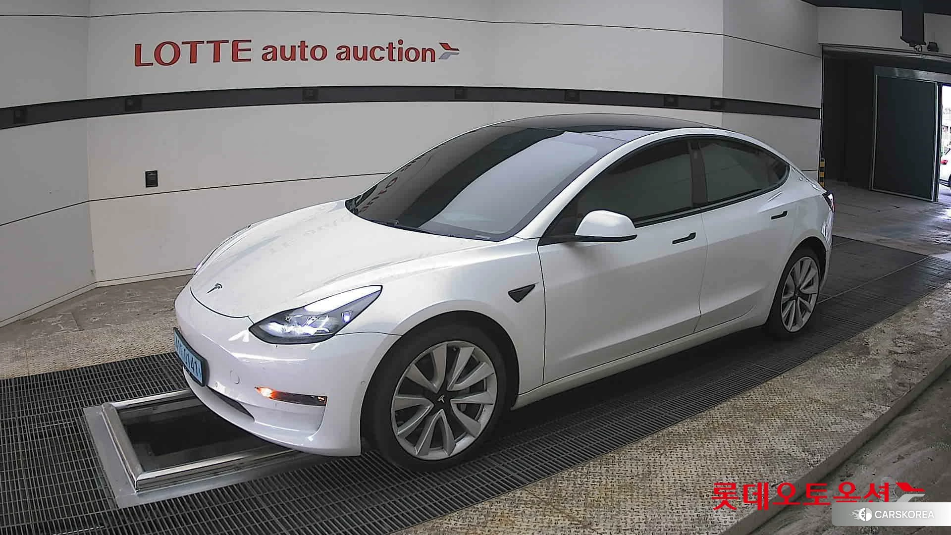 Tesla Model 3 Long Range 2021 Pearl White Multi-coat из Кореи, фото 4