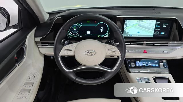Hyundai The New Grandeur IG Hybrid 2022 Белый из Кореи, фото 4