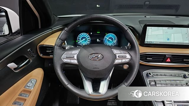 Hyundai The New Santa Fe 2023 Белый из Кореи, фото 4