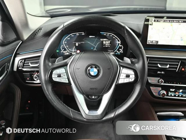 BMW 5 Series (G30) 2021 Черный из Кореи, фото 4