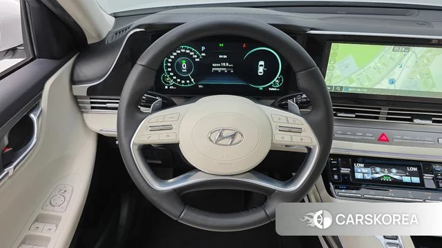 Hyundai The New Grandeur IG Hybrid 2022 Белый из Кореи, фото 4
