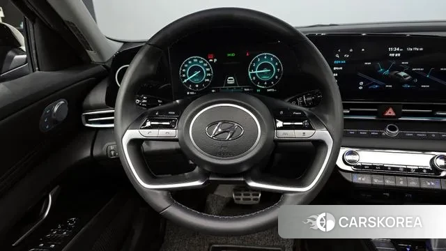 Hyundai Avante (CN7) 2021 Черный из Кореи, фото 4