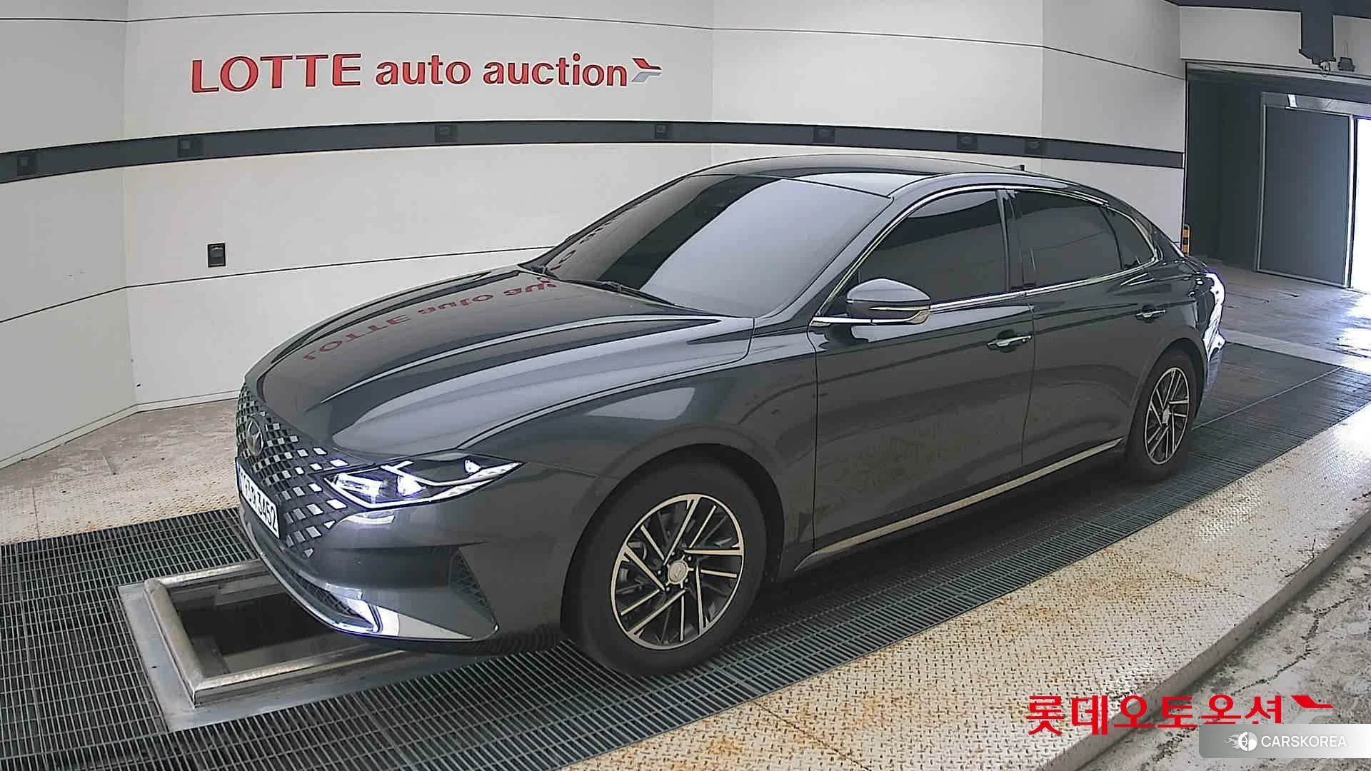 Hyundai Grandeur 2022 Nocturne Grey Metallic из Кореи, фото 4