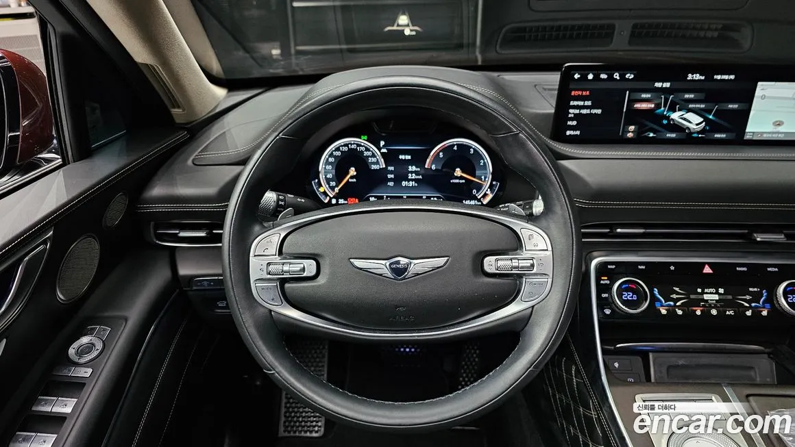 Genesis GV80 2020 Красный из Кореи, фото 4