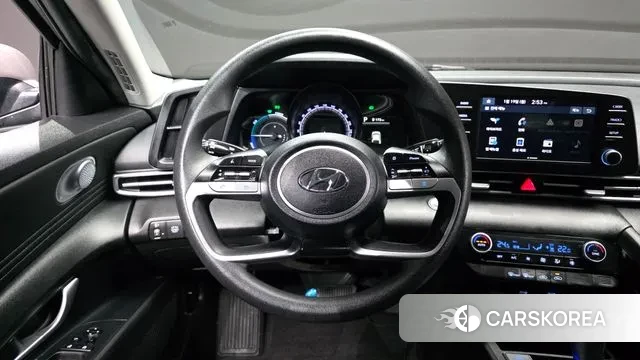 Hyundai Avante Hybrid (CN7) 2022 Серебристо-серый из Кореи, фото 4