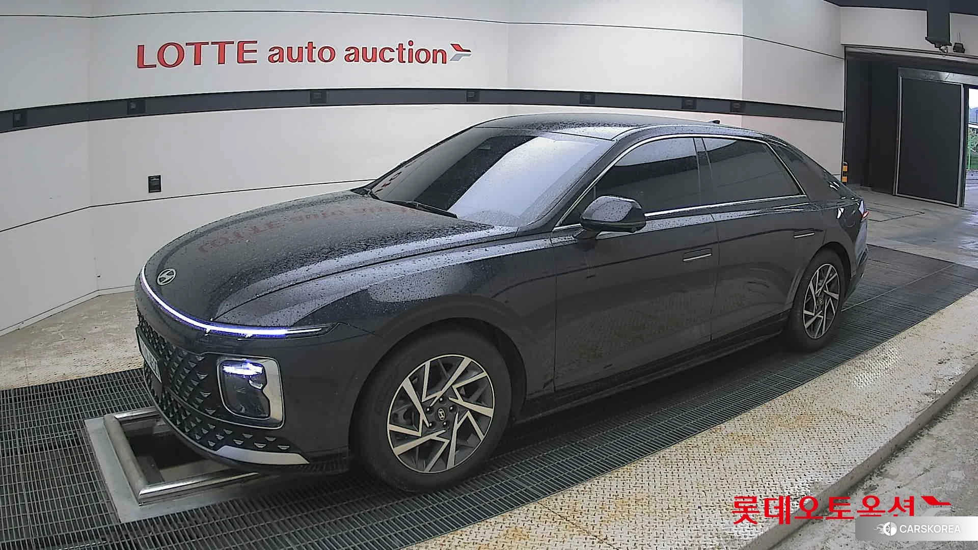 Hyundai Grandeur 2023 Biophilic Blue Pearl из Кореи, фото 4