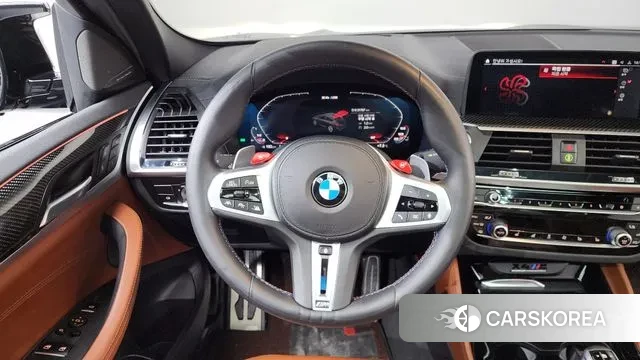 BMW X4M (G02) 2021 Черный из Кореи, фото 4