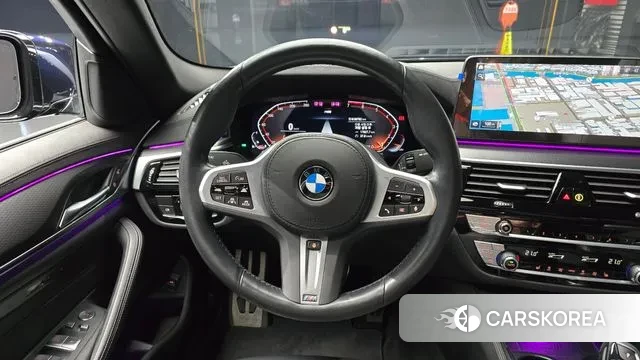 BMW 5 Series (G30) 2022 Черный из Кореи, фото 4