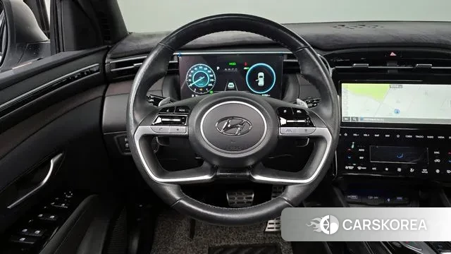 Hyundai Tucson Hybrid (NX4) 2022 Белый из Кореи, фото 4