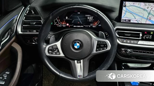 BMW X3 (G01) 2022 Черный из Кореи, фото 4
