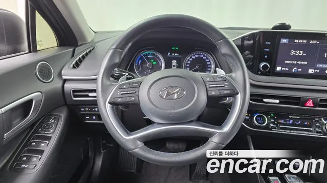 Hyundai Sonata Hybrid (DN8) 2021 Черный из Кореи, фото 4