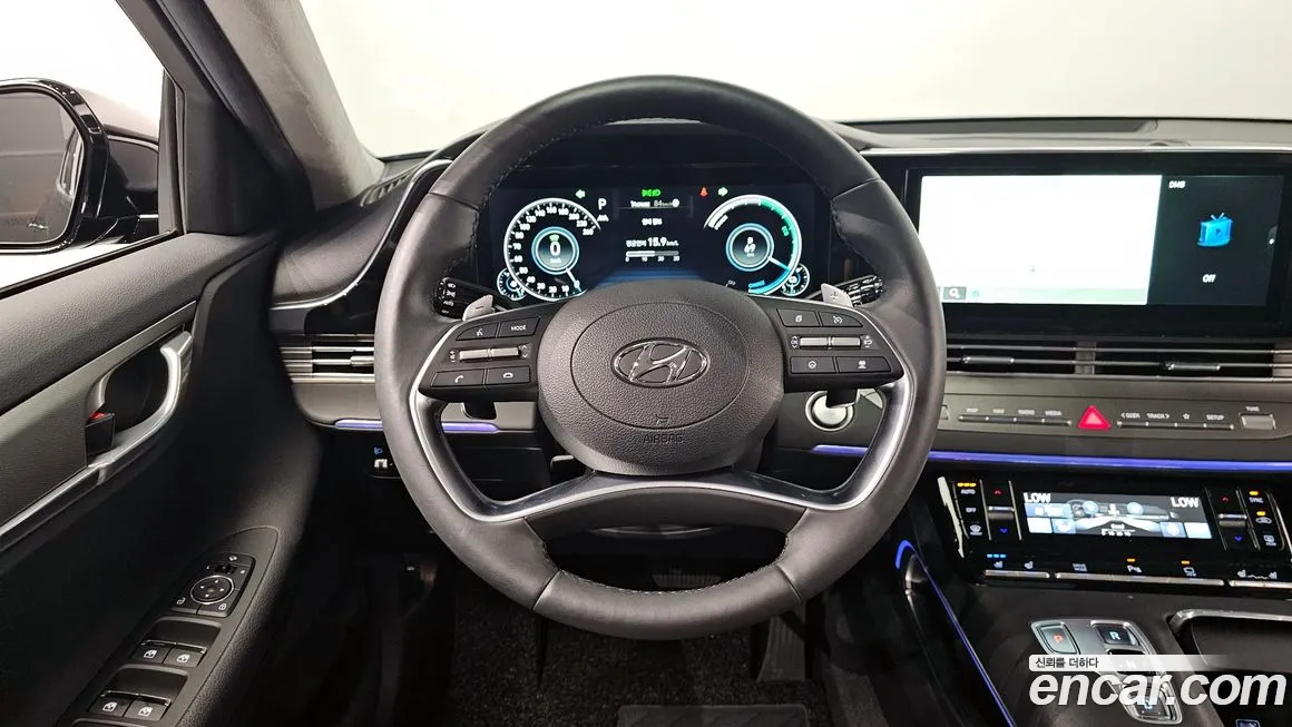 Hyundai The New Grandeur IG Hybrid 2022 Черный из Кореи, фото 4