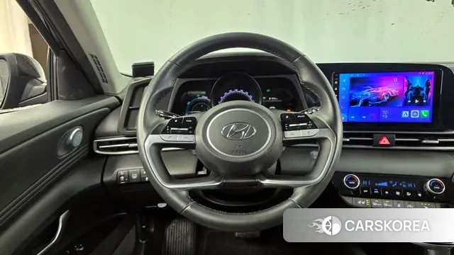 Hyundai Avante Hybrid (CN7) 2021 Черный из Кореи, фото 4