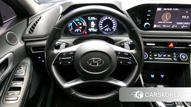 Hyundai Sonata Hybrid (DN8) 2021 Серебристо-серый из Кореи, фото 4