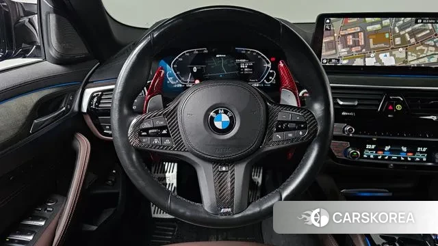 BMW 5 Series (G30) 2021 Синий из Кореи, фото 4