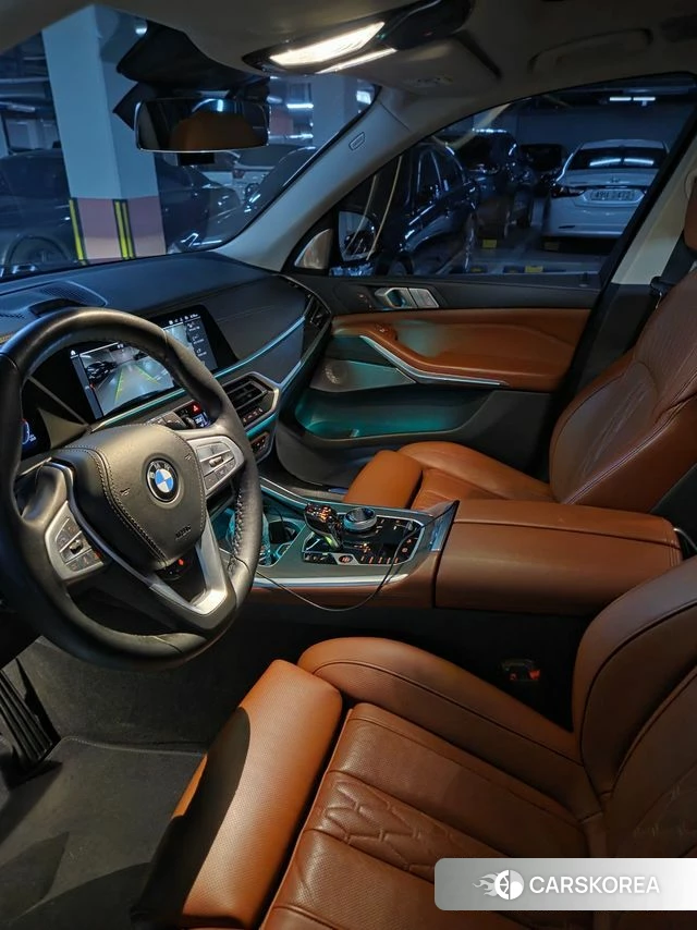 BMW X7 (G07) 2021 Черный из Кореи, фото 4