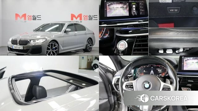 BMW 5 Series (G30) 2022 Серебристо-серый из Кореи, фото 4
