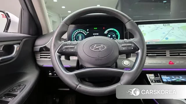 Hyundai The New Grandeur IG Hybrid 2021 Белый из Кореи, фото 4