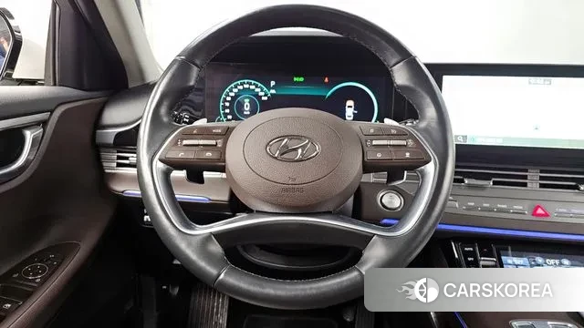 Hyundai The New Grandeur IG Hybrid 2021 Белый из Кореи, фото 4