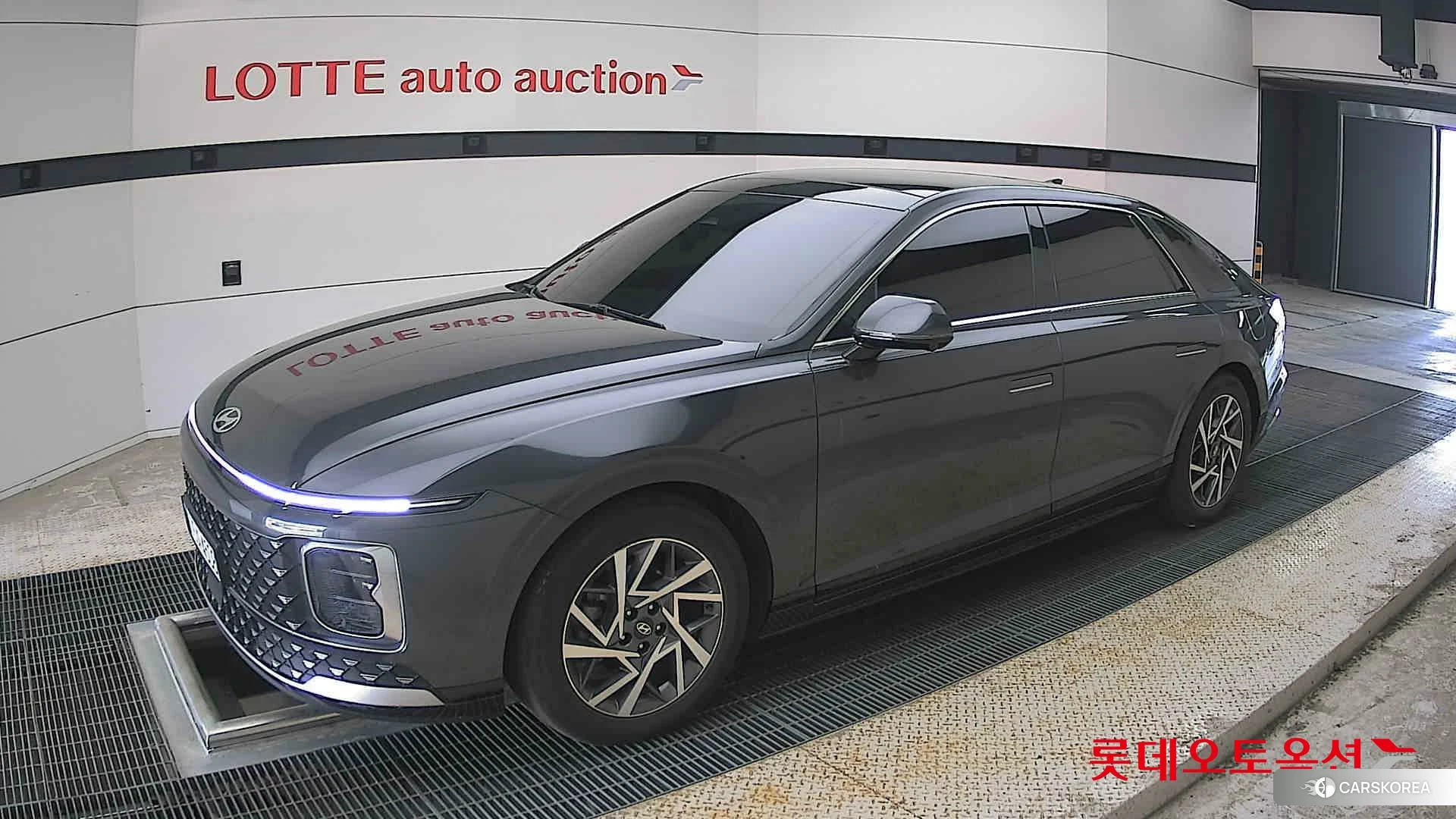 Hyundai Grandeur Hybrid 2023 Nocturne Grey Metallic из Кореи, фото 4