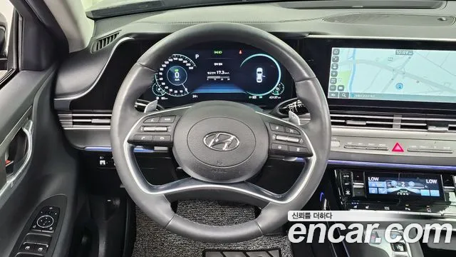 Hyundai The New Grandeur IG Hybrid 2022 Черный из Кореи, фото 4