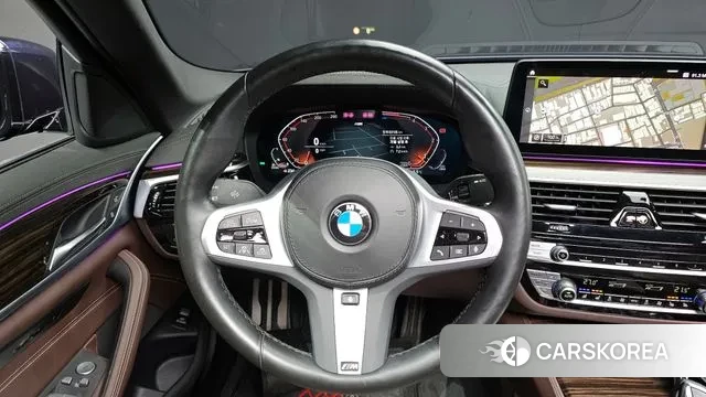 BMW 5 Series (G30) 2022 Синий из Кореи, фото 4