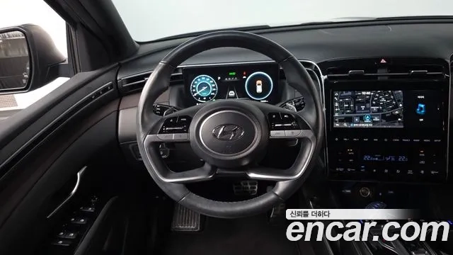 Hyundai Tucson Hybrid (NX4) 2021 Зеленый из Кореи, фото 4